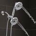 Dual shower head; chrome by oxygenics