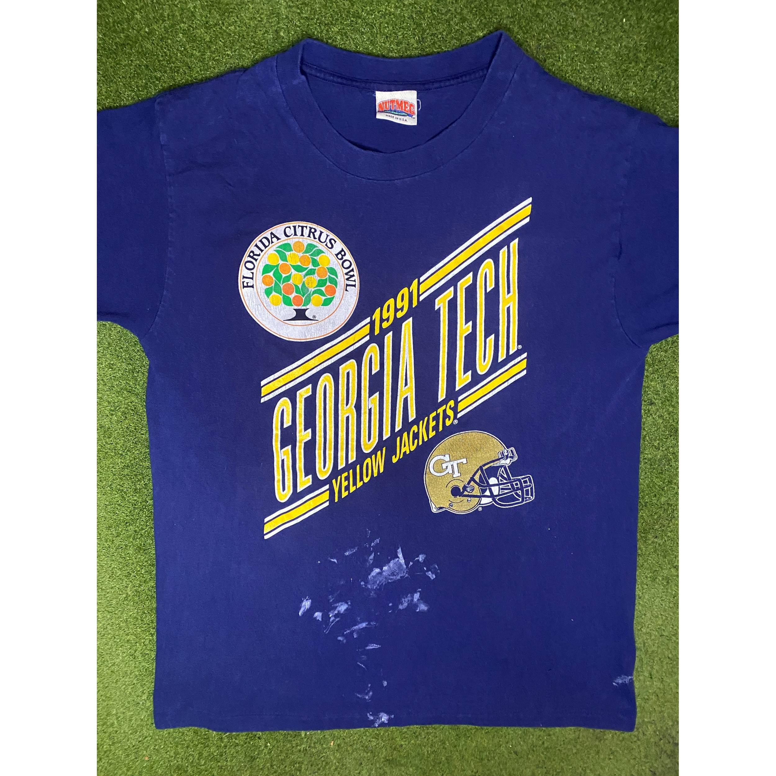 1991 Georgia Tech Yellow Jackets - Citrus Bowl - Vintage College T-Shirt (Large)