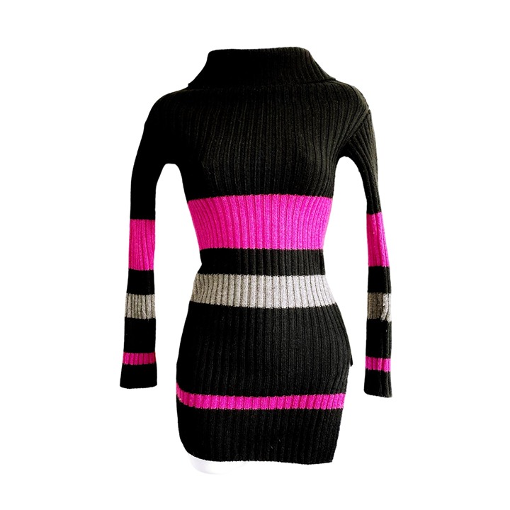 New Lovers + Friends Colorblock Turtleneck Sweater, Size XS