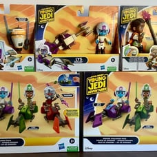 STAR WARS YOUNG JEDI ADVENTURES LOT SPEEDER PACK LIGHTSABER DUEL LYS SOLAY &MORE