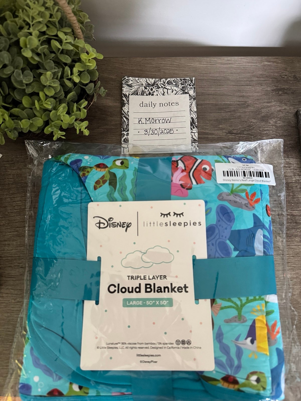 Little Sleepies Nemo Cloud Blanket