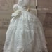 Christening Gown with Bonnet - Baptism - Bautizo - Christening Dress NEW 12m