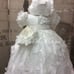 Christening Gown with Bonnet - Baptism - Bautizo - Christening Dress NEW 12m