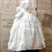 Christening Gown with Bonnet - Baptism - Bautizo - Christening Dress NEW 12m
