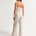 Abercrombie & Fitch Emerson Linen Blend Strapless Jumpsuit Size XL Petite