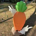 Inflatable Easter Yard Decoration, 5 FT LED Lighted Blow Up Easter Bunnies
