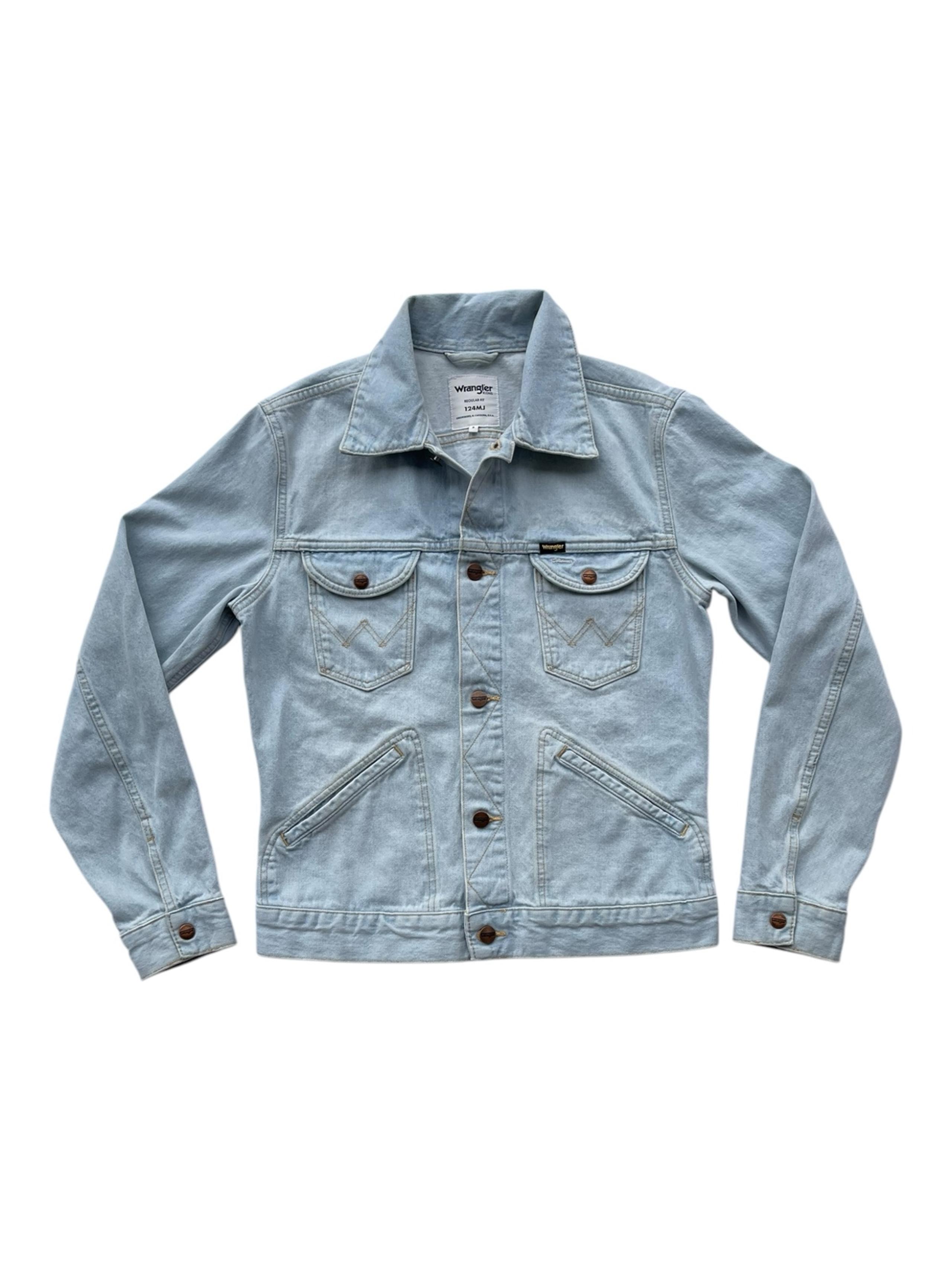 Rare Wrangler 124MJ Leon Bridges Denim Jacket Icons Greensboro, N.C USA Small