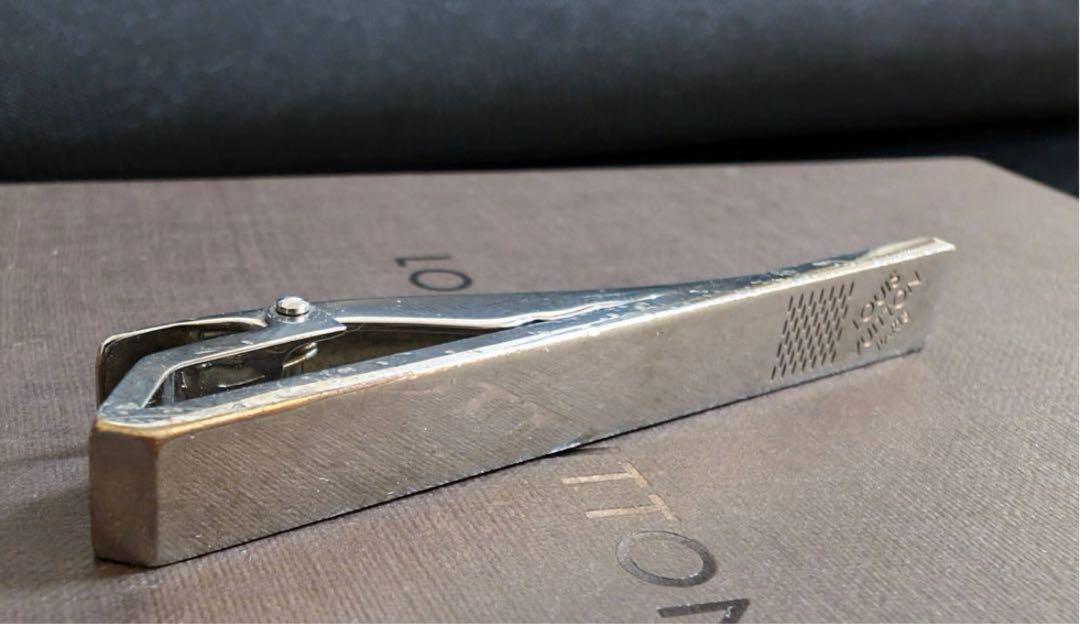 Louis Vuitton Tie Clip, Panse-Cravate Damier