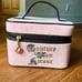Vintage Light Pink & Dark Brown Juicy Couture Train Case