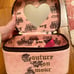 Vintage Light Pink & Dark Brown Juicy Couture Train Case