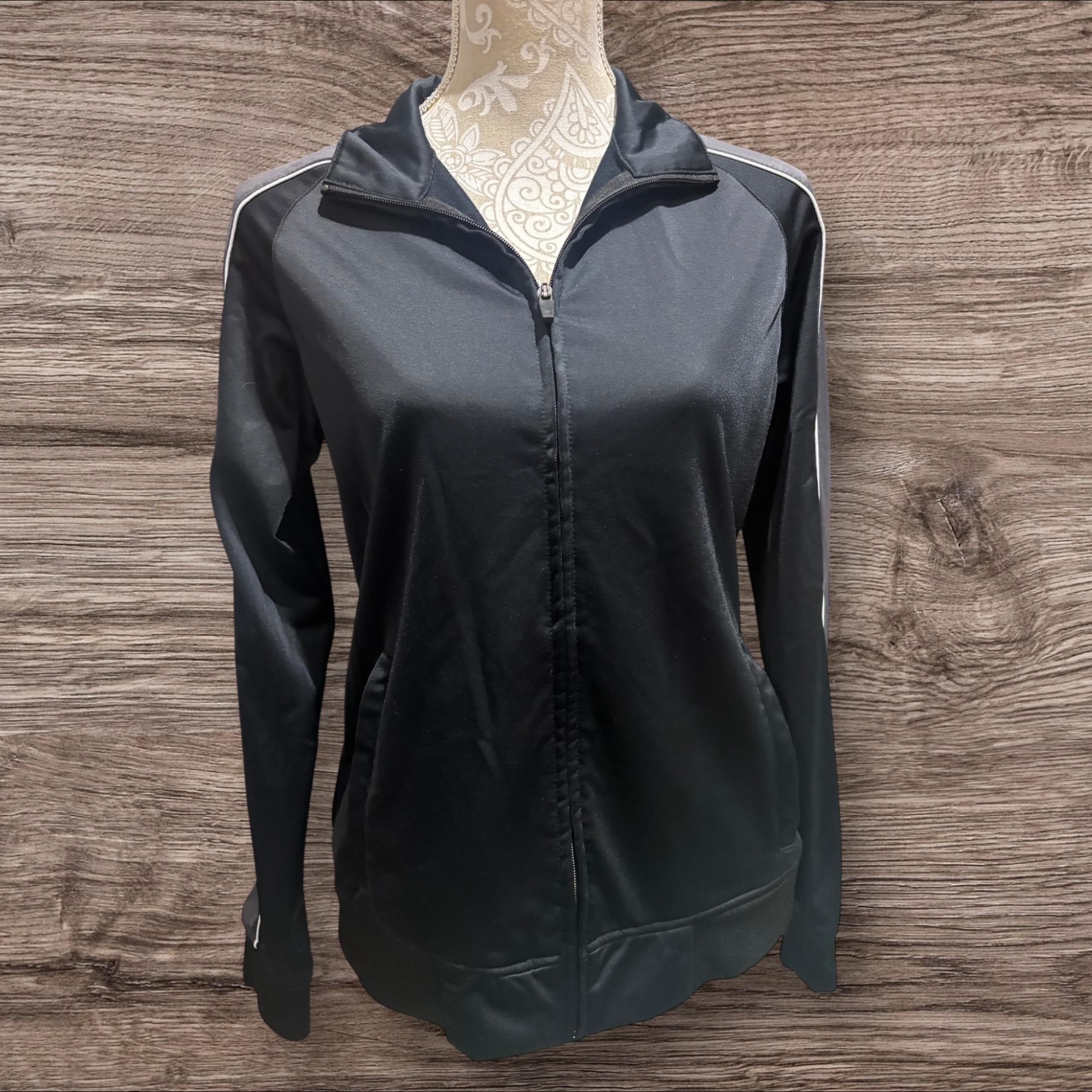 Sport-Tek Women's Black Track Jacket Size Medium.