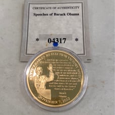 President Barack Obama Gold Coin