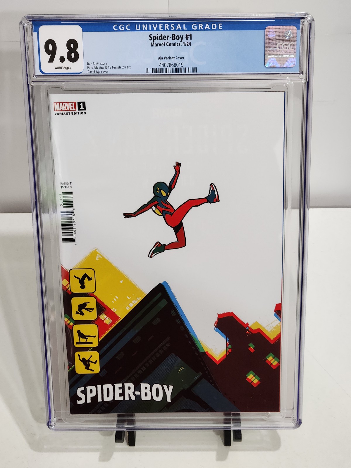 Spider-Boy #1 CGC 9.8 Aja 1:50 Incentive Variant