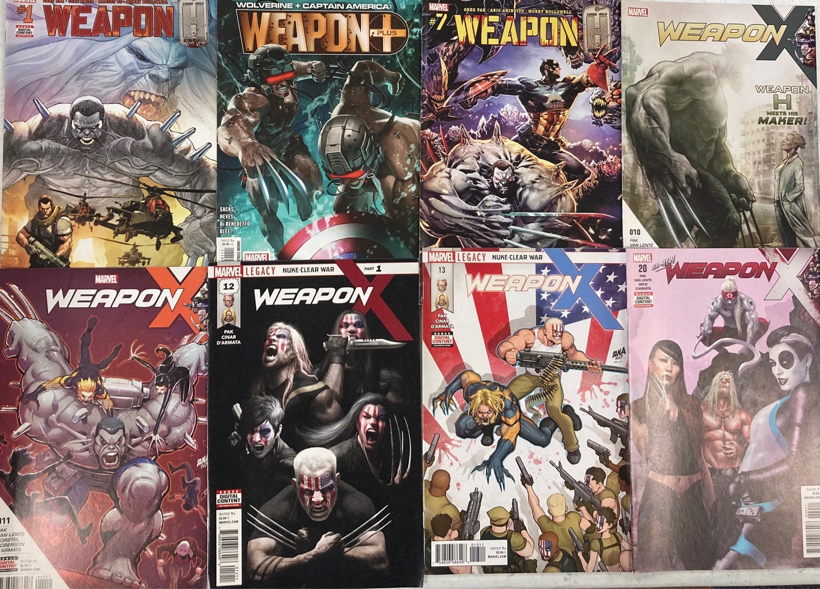 WOLVERINE 1 COMIC BOOK LOT X-MEN