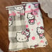 Set of TWO NEW 2024 Valentines Day Hello Kitty Plush Throws