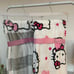 Set of TWO NEW 2024 Valentines Day Hello Kitty Plush Throws