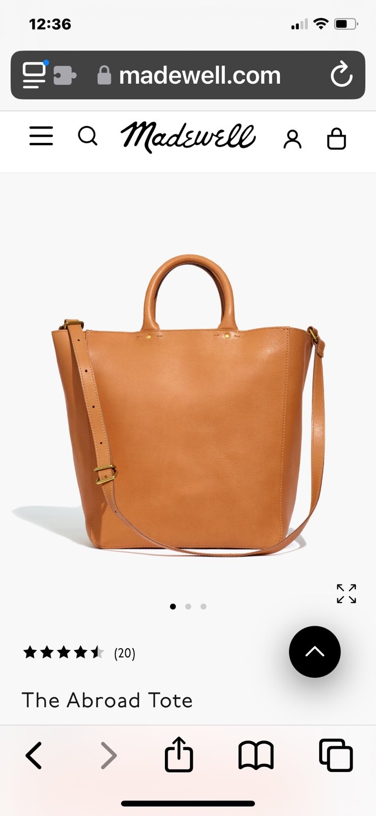 Gorgeous Madewell The Abroad Tote Bag Crossbody