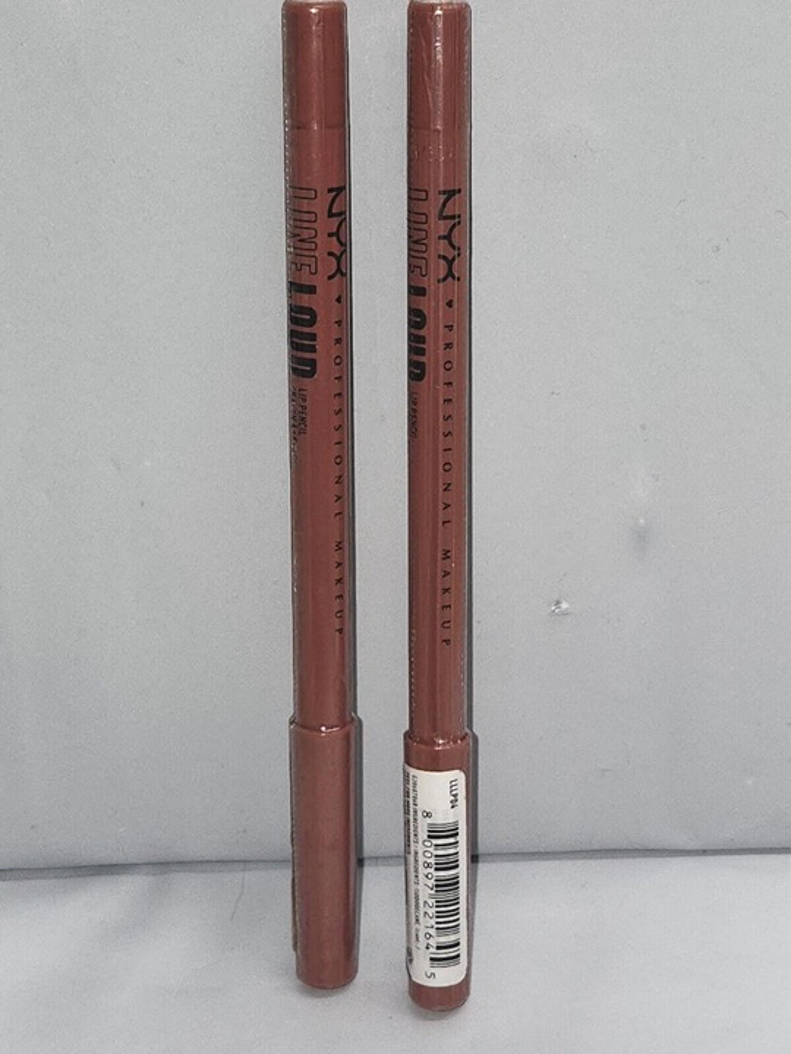 NYX Makeup Line Loud Lip Liner # Lllp04 Born To Hustle .042 oz Ea 2pc a22