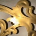 HOMCO #4118 Gold Wall Sconce Candle Holder Hollywood Regency Vintage 1971