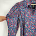 Horror Vacui | Coco Ruffle Floral Print Liberty Cotton Blouse Top Scallop Trim S