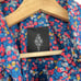 Horror Vacui | Coco Ruffle Floral Print Liberty Cotton Blouse Top Scallop Trim S