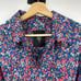 Horror Vacui | Coco Ruffle Floral Print Liberty Cotton Blouse Top Scallop Trim S