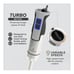 500 Watt 9 Speed Immersion Hand Blender with Various Attachments Kitchen Tool