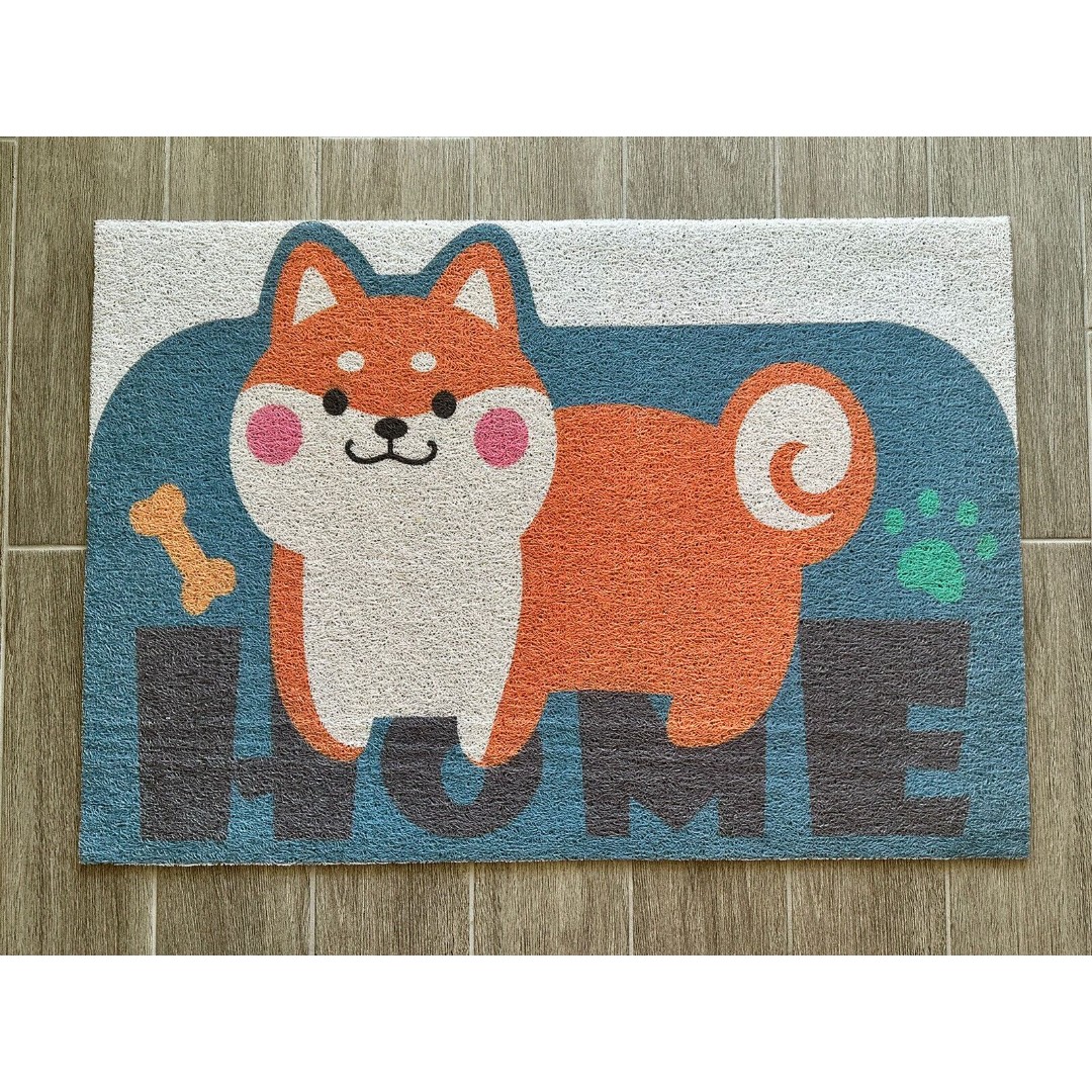 Indoor/Outdoor Carpet Door Mat Dog Decor Household Welcome Home 35×24 inch