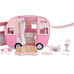 Na Na Na Surprise Kitty-Cat Camper Playset, Pink Toy Car Vehicle for Fashion Dol