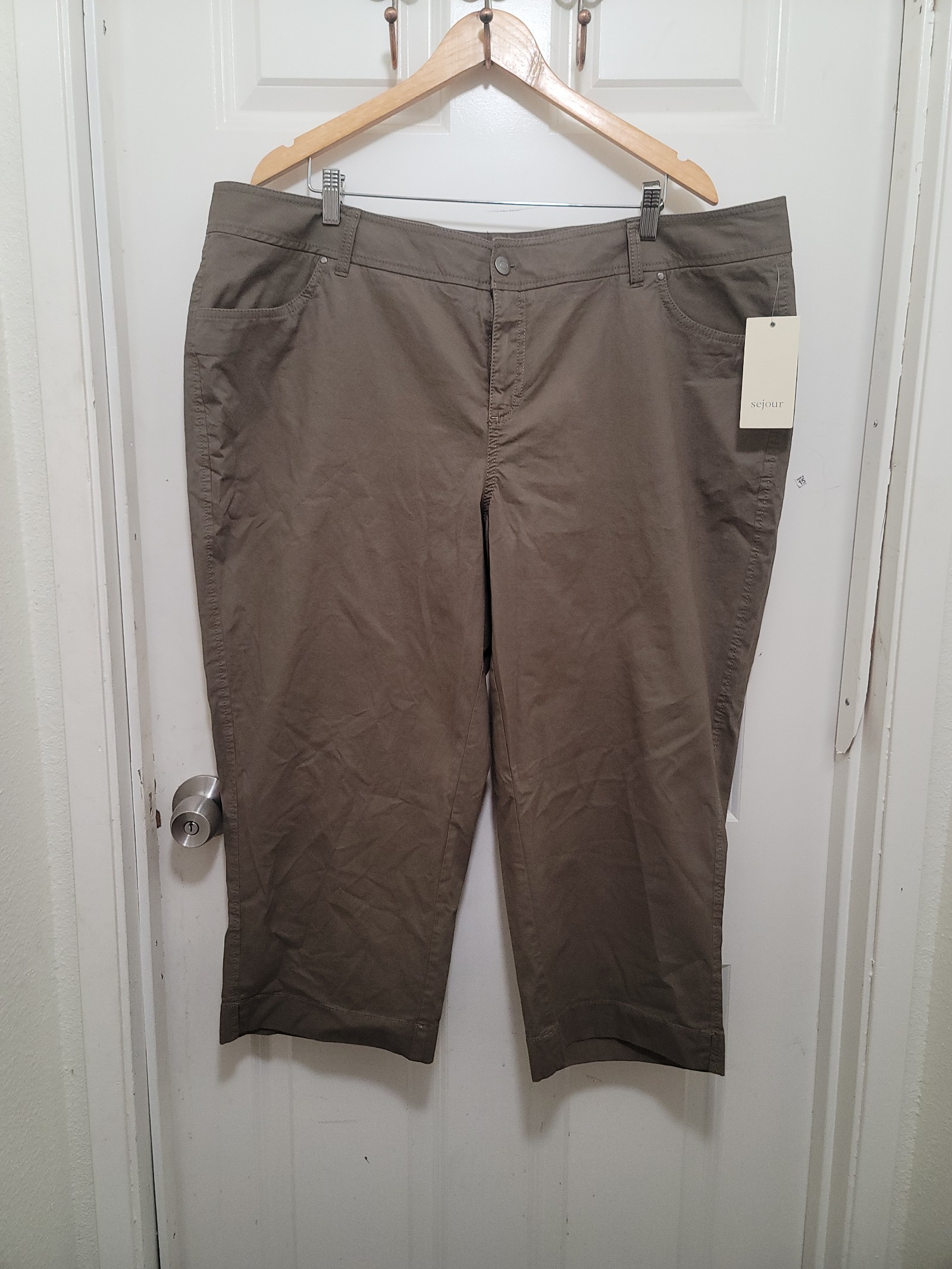 New sejour plus size women's mushroom capri pants