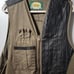 Cabelas Leather Trim Vest Mens Sleeveless Vented Jacket Size Large Hunt Fish