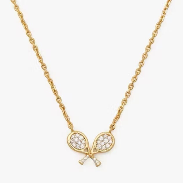 88 Kate Spade Queen Of The Court Tennis Mini Pendant