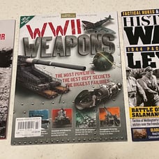 WWII WEAPONS Bringing History Life Plus 2 Other War Magazines.