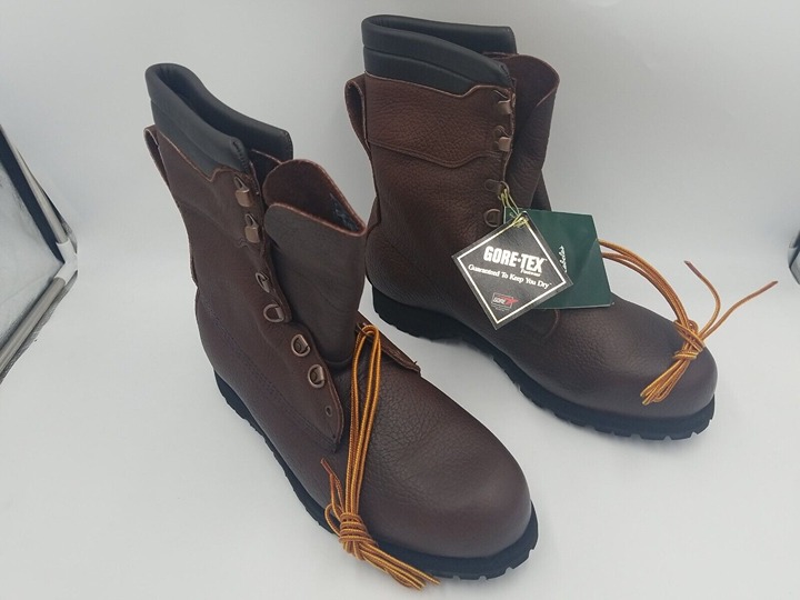 Vtg Cabelas Men's Hunting Boots Made in USA Leather Gore-Tex Insulated 12