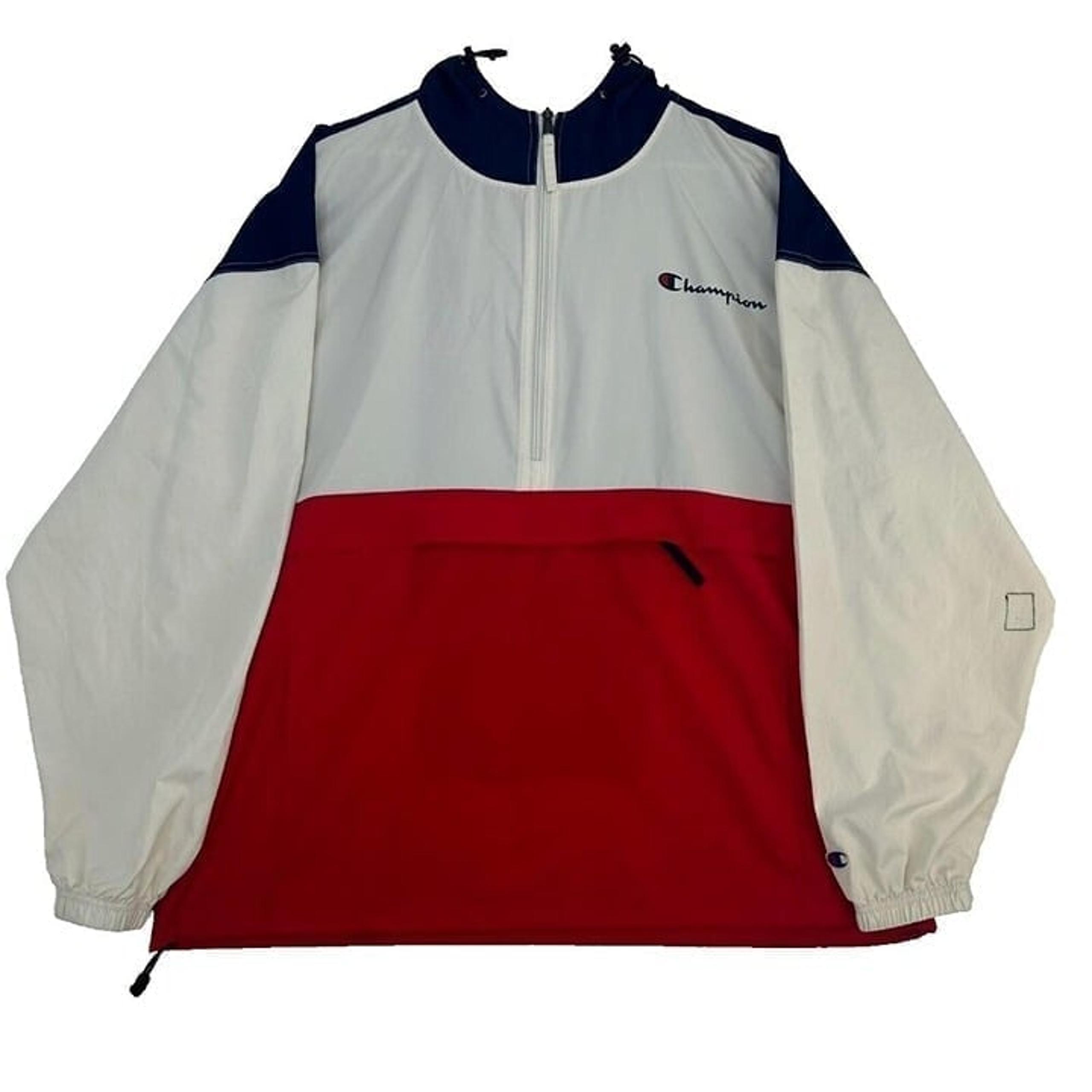 Champion Packable Windbreaker Pullover Track Jacket Women's Size 2XL