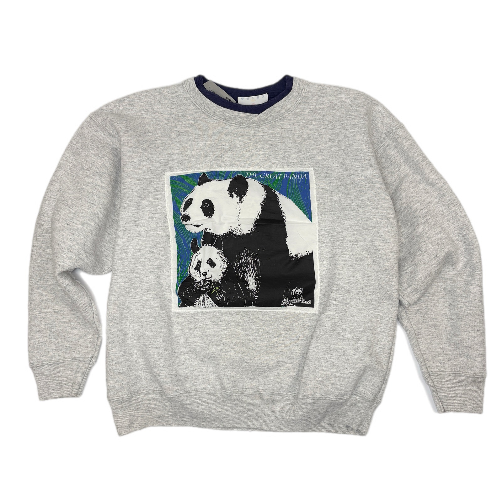 American Vintage Pandas World Wildlife Fund Crewneck Sweatshirt - Adult Size L