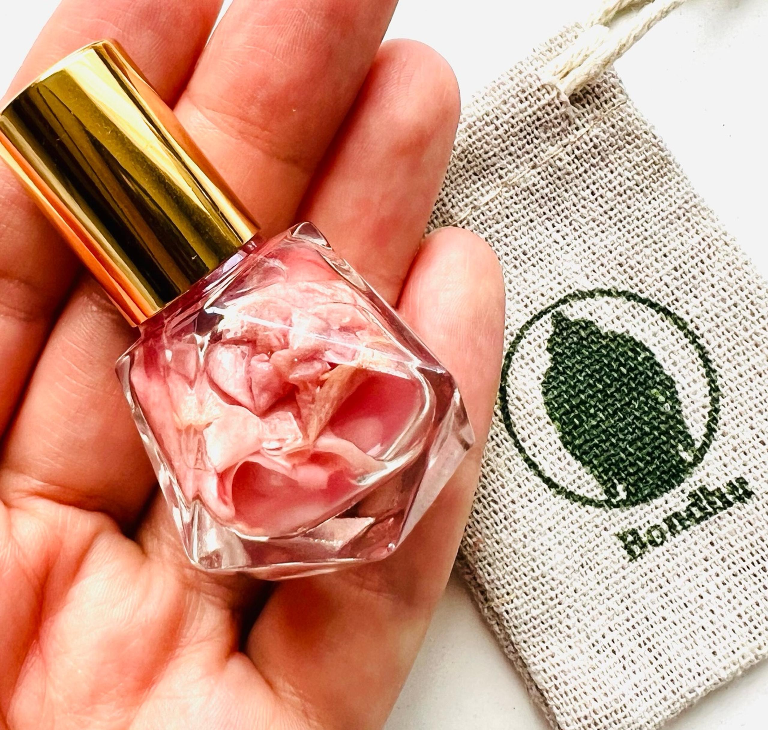 Rose Toner Quartz Hexagonal Cryster Roller 8ml