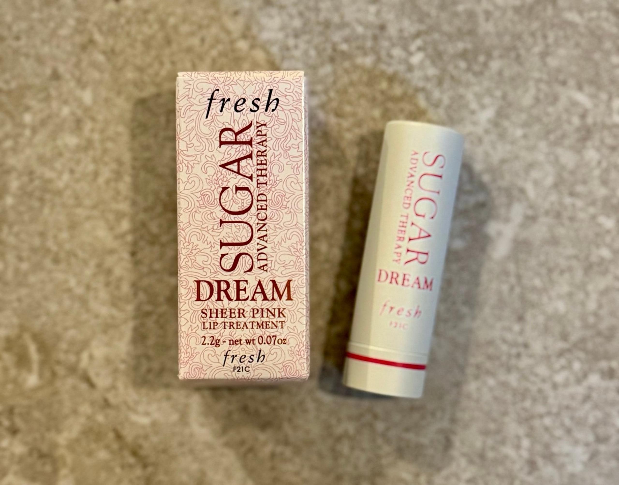 Fresh Sugar Dream Sheer PINK Lip Treatment, 2 boxes of 2.2g/0.07oz each