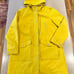 Levi's Womens Yellow Midweight Rubberized Fishtail Parka Raincoat Size L