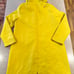 Levi's Womens Yellow Midweight Rubberized Fishtail Parka Raincoat Size L