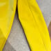 Levi's Womens Yellow Midweight Rubberized Fishtail Parka Raincoat Size L