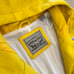 Levi's Womens Yellow Midweight Rubberized Fishtail Parka Raincoat Size L