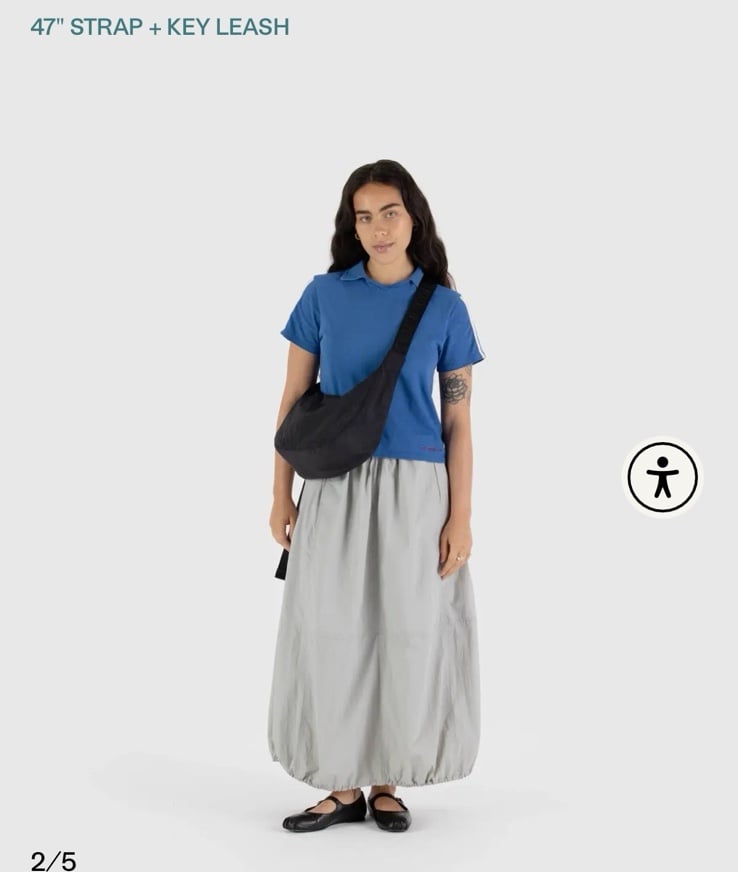Baggu Medium Nylon Crescent Bag