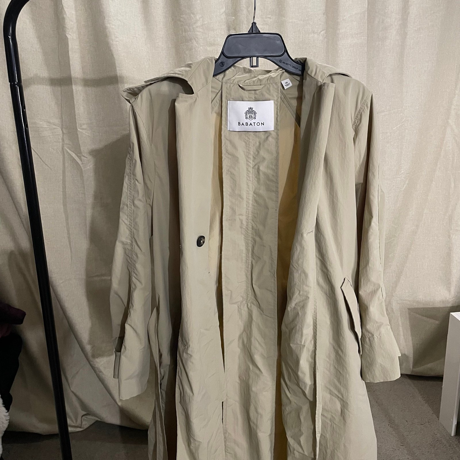Babaton Beige Trench Coat - XS, Lightweight & Timeless Style