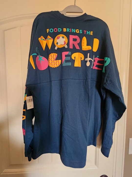Disney Epcot Food Wine Festival 2022 Brings The World Together Spirit Jersey L