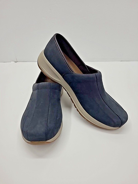 Dansko Green Blue Suede Leather Clogs Women's Size 42 11.5-12 in US