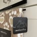 HEART PAW Print 50x70” Plush Throw Blanket Dog Cat Neutral Tan Pet Love Loss NEW