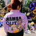MAMBA OUT Purple Cropped Denim Jacket