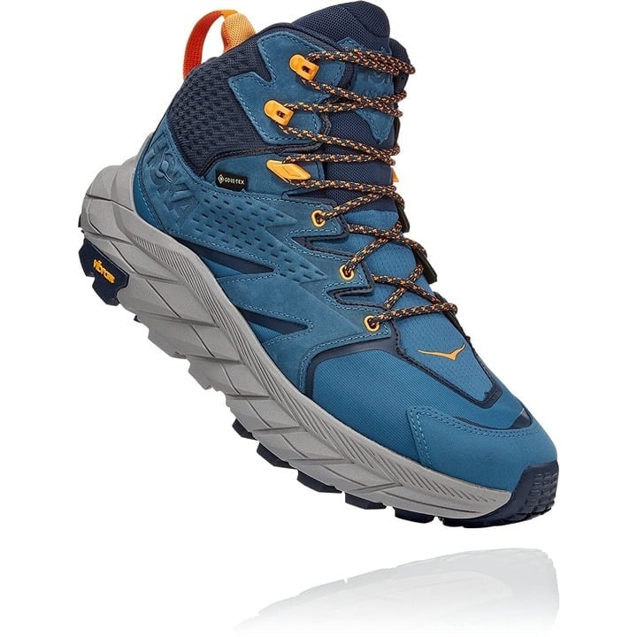 Hoka Men's Anacapa Mid GTX Hiking Boot (Real Teal/Outer Space, ) size 7 US
