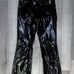Flare leather pants